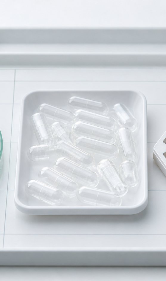 Clear pullulan empty capsule shells